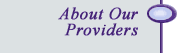 about providers button